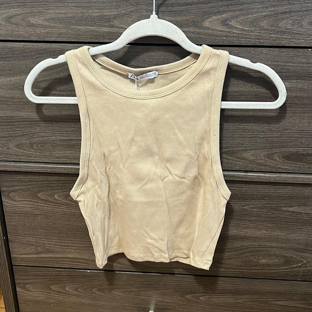 Tan Muscle Tee